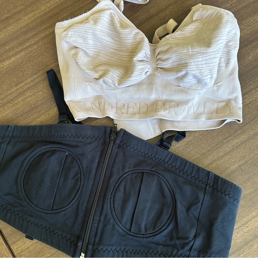 Pumping bra set